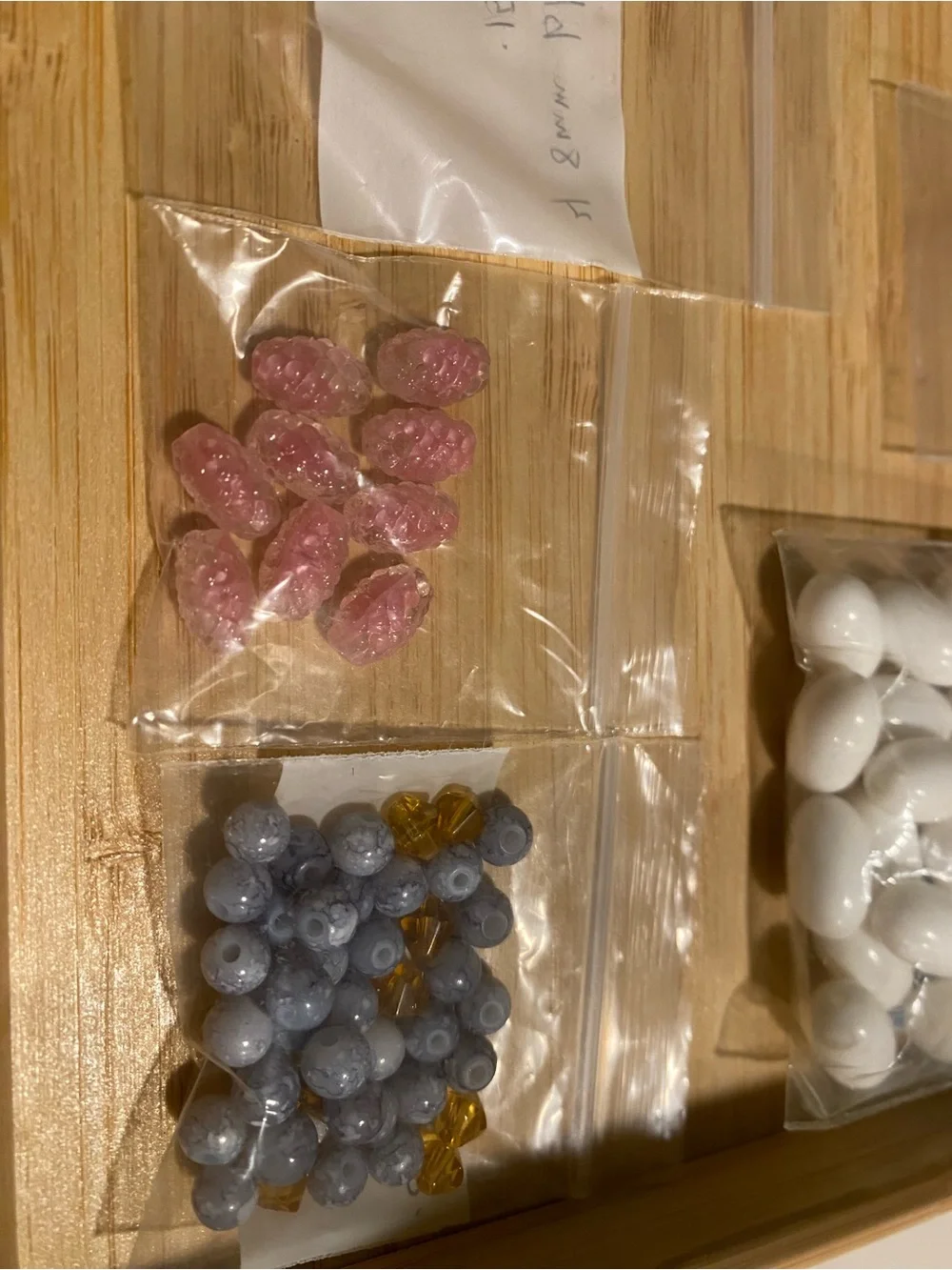 BEAD BUNDLE - and assortment of vintage beads and stones